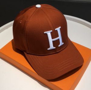 Hermes Embroidered Logo Cap - One Size Fits All - MELANGE&KITSCH