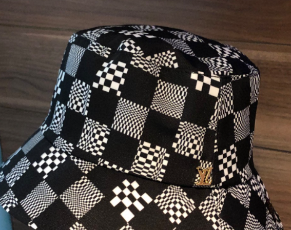 louis vuitton checkered hat